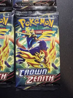 NEW Sealed x6 Pokemon TCG: 6 CZ Crown Zenith Booster Packs = Booster Bundle! - Image 3