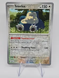 Snorlax 143/165 Sv: Scarlet & Violet 151 Reverse Holo Pokemon TCG - Image 1