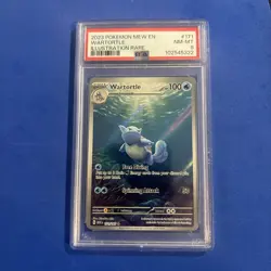2023 POKEMON MEW EN-151 ILLUSTRATION RARE #171 WARTORTLE PSA 8 - Image 1