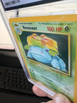 Pokemon Venusaur 15/102 Base Set Holo Rare CGC 9.5 Graded 1999 English - Image 5