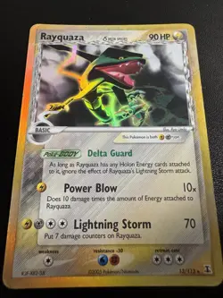 Rayquaza Holo (Delta Species) 13/113 - Pokemon 2005 Delta Species See Pics - Image 1