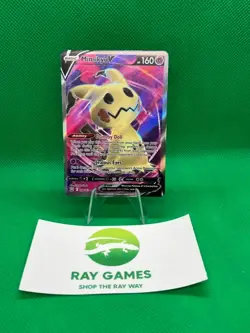 Pokemon TCG Mimikyu V 148/163 Battle Styles Full Art Holo Ultra Rare NM - Image 1