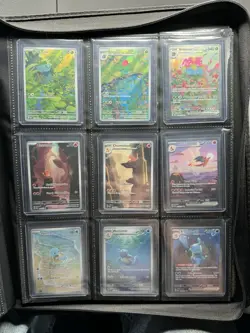 Pokemon 151 English Complete Master Set All NM Missing A Couple Promos W/ Binder - Image 1
