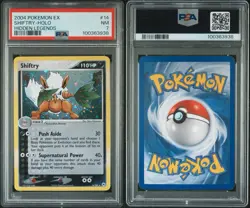 2004 Pokemon EX Hidden Legends Shiftry Holo #14 PSA 7 NM - Image 3