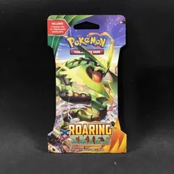 Pokemon TCG Roaring Skies Sleeved Booster Pack Factory Sealed Mega Rayquaza Art - Image 1