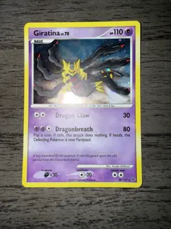 Pokemon TCG Giratina Lv. 70 Platinum 28/127 Holo Exclusive Cosmos Holo Rare - LP - Image 1