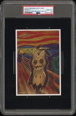 Pokemon TCG Mimikyu Munch: A Retrospective Campaign Postcard PSA 10 Gem Mint - Image 1