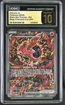 Oricorio ex 2025 Pokemon Black Star Promos CGC Pristine 10 #024 - Image 1