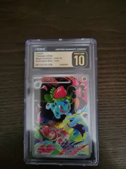 Pokemon Ivysaur 134/132 Me01 Mega Evolution Illustration Rare Holo CGC 10 2025 - Image 1