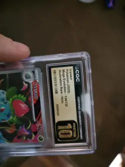 Pokemon Ivysaur 134/132 Me01 Mega Evolution Illustration Rare Holo CGC 10 2025 - Image 3