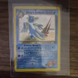 Vintage Pokemon TCG Misty's Golduck 12/132 Gym Challenge Holo Rare NM - 70 HP - Image 1