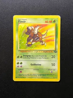 Pokemon TCG Pinsir Jungle 25/64 Regular Unlimited Rare Non Holo Wotc MP - Image 1