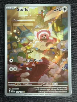 Pokemon TCG Stufful 154/132 Mega Evolution Illustration Rare MINT/Near Mint - Image 1