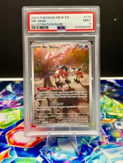 Pokemon - Mr. Mime #179/165 - Scarlet & Violet 151 - PSA 9 - Mint - Image 1