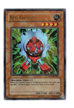 Yugioh- 1X Red Gadget - Parallel Rare - Promo - HL07-EN004 - Light Play - Image 1