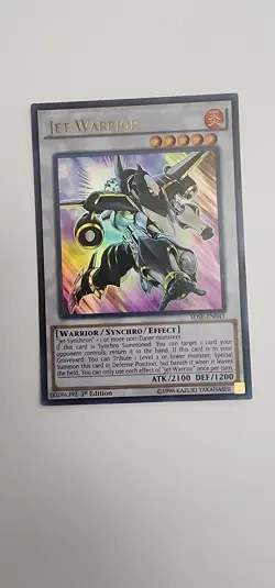 Jet Warrior SDSE-EN041 Structure Deck: Synchron Extreme Yu-Gi-Oh 1st Edition NM - Image 1
