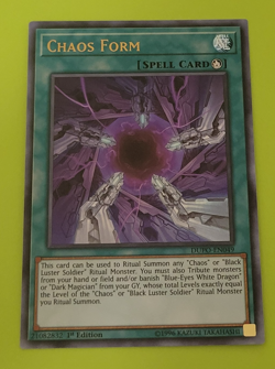 Yu-Gi-Oh Chaos Form Ultra Rare 1st Edition DUPO-EN049 Nm - Image 1