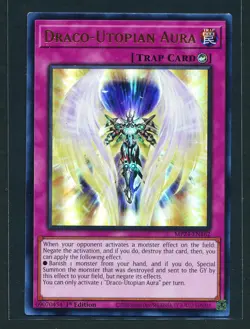 Draco-Utopian Aura MP24-EN162 Ultra Rare Yu-Gi-Oh! NM/M - Image 1