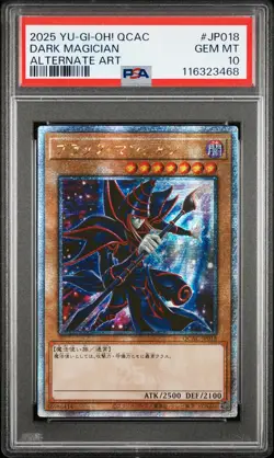 Dark Magician QCAC-JP018 Alternate Art QCR Yugioh Japanese PSA 10 *468 - Image 1