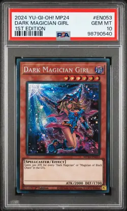 Dark Magician Girl MP24-EN053 1st Edition Secret Rare Yugioh PSA 10 *540 - Image 1