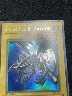 Yu-Gi-Oh! Red Eyes Black Dragon SDJ-001 1st Edition - Image 3