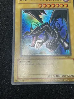 Yu-Gi-Oh! Red Eyes Black Dragon SDJ-001 1st Edition - Image 4