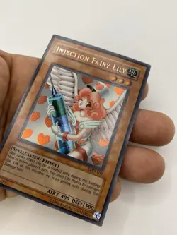 Yugioh Injection Fairy Lily 1st Edition Secret Rare LOD-100 MINT/NM - Image 2