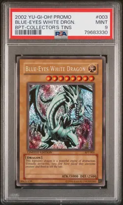 Blue Eyes White Dragon BPT-003-97 Promo Secret Rare Yugioh PSA 9 *330 - Image 1