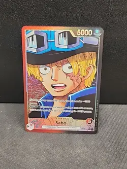 One Piece Sabo OP13-004 Leader Alt Art Carrying On His Will English - Image 1
