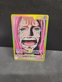Jewelry Bonney OP13-100 Leader Alternate Art Carrying On His Will One Piece NM - Image 1