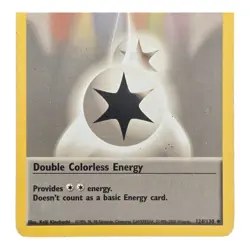 Double Colourless Energy 124/130 - Base Set 2 - Pokemon TCG WOTC LP - Image 3