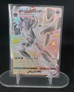 Pokemon TCG Grimmsnarl VMAX Shining Fates Sv117/Sv122 Holo Shiny Holo Rare - Image 1