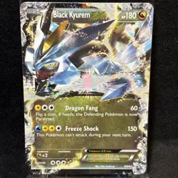 Pokemon TCG Black Kyurem-EX BW Black Star Promos BW62 Holo Promo - Image 1