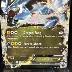 Pokemon TCG Black Kyurem-EX BW Black Star Promos BW62 Holo Promo - Image 2