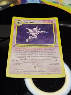 Pokemon, Haunter, Fossil, 6/62, 1a, prima, 1st, edizione, Italiano - Image 2
