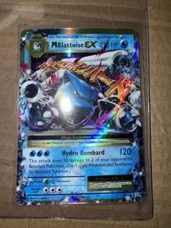 Pokemon TCG M Blastoise EX XY Evolutions 22/108 Ultra Holo Rare - NM - Image 1