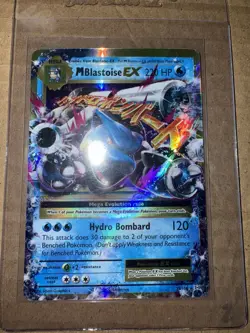 Pokemon TCG M Blastoise EX XY Evolutions 22/108 Ultra Holo Rare - NM - Image 3