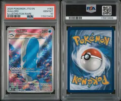 Pokemon TCG Wailord 162/159 Journey Together Gem Mint PSA 10 Illustration Rare - Image 3