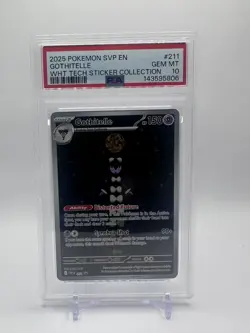 2025 POKEMON SVP EN GOTHITELLE 211 - PSA10 - Image 1