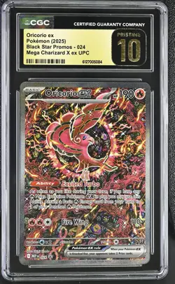 Oricorio ex 2025 Pokemon Black Star Promos CGC Pristine 10 #024 - Image 1