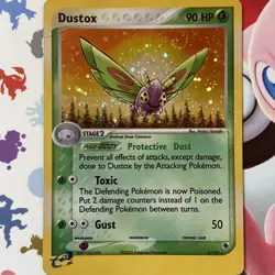Pokemon Dustox Reverse Holo Rare Card 6/109 EX Ruby & Sapphire LP - Image 1