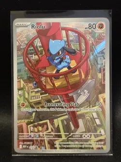 Pokemon Riolu Me: Mega Evolution Promo Full Art Holo 010 Basic Fighting - Image 1