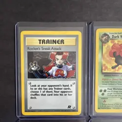 Pokemon Team Rocket Lot Dark Vileplume Dugtrio Electrode 4 Cards English - Image 3