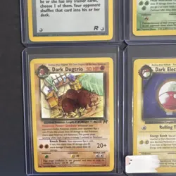 Pokemon Team Rocket Lot Dark Vileplume Dugtrio Electrode 4 Cards English - Image 5