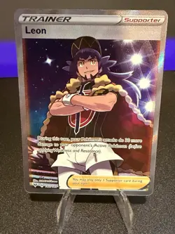 Leon - 182/185 - Full Art Ultra Rare Pokemon SWSH04 - Vivid Voltage - Image 1