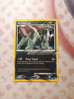 Pokemon Tcg Arceus Lv100 2009 Holo Rare AR1🔥🔥 - Image 1
