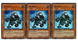Yugioh- 3X Patroid - Common - 1st Edition - CRV-EN006 - Near Mint - Image 1