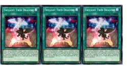 Yugioh- 3X Twilight Twin Dragons - Common - 1st Edition - COTD-EN060 - Near Mint - Image 1