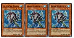 Yugioh- 3X Armed Sea Hunter - Common - Unlimited - ANPR-EN025 - Light Play - Image 1