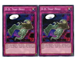 Yugioh- 2X D.D. Trap Hole - Common - 1st Edition - LCJW-EN275 - Light Play - Image 1